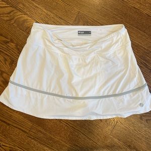 Lija tennis pickleball skirt skort medium white
